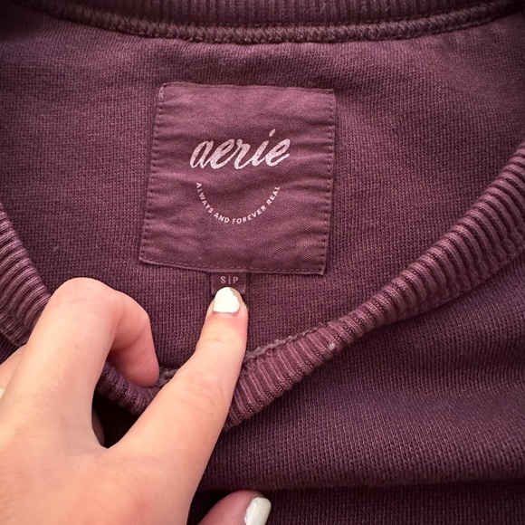 LIKE NEW Aerie SET, Cool Berry, Size Small 💜 - Picture 2 of 4